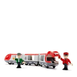 Brio Houten Rode Passagierstrein - 33505^ Houten Speelgoed