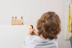 BS Toys Ga202 Elastieken Pistool^ Houten Speelgoed