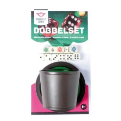 Buffalo Dobbel Beker+Deksel Inclusief Stenen Dobbelbeker Met Deksel (Inclusief Stenen)^ Dobbelspellen