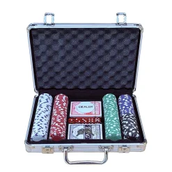 Buffalo Pokerset Koffer Aluminium 200 Chips Pokerset In Aluminium Koffer (200 Chips)^ Kaartspellen
