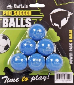 Buffalo Pro Tafelvoetbalballetjes Set Van 6 (Blauw)^ Speltafels