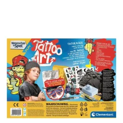 Clementoni Wetenschap & Spel Tattoo Art^ Houten Speelgoed