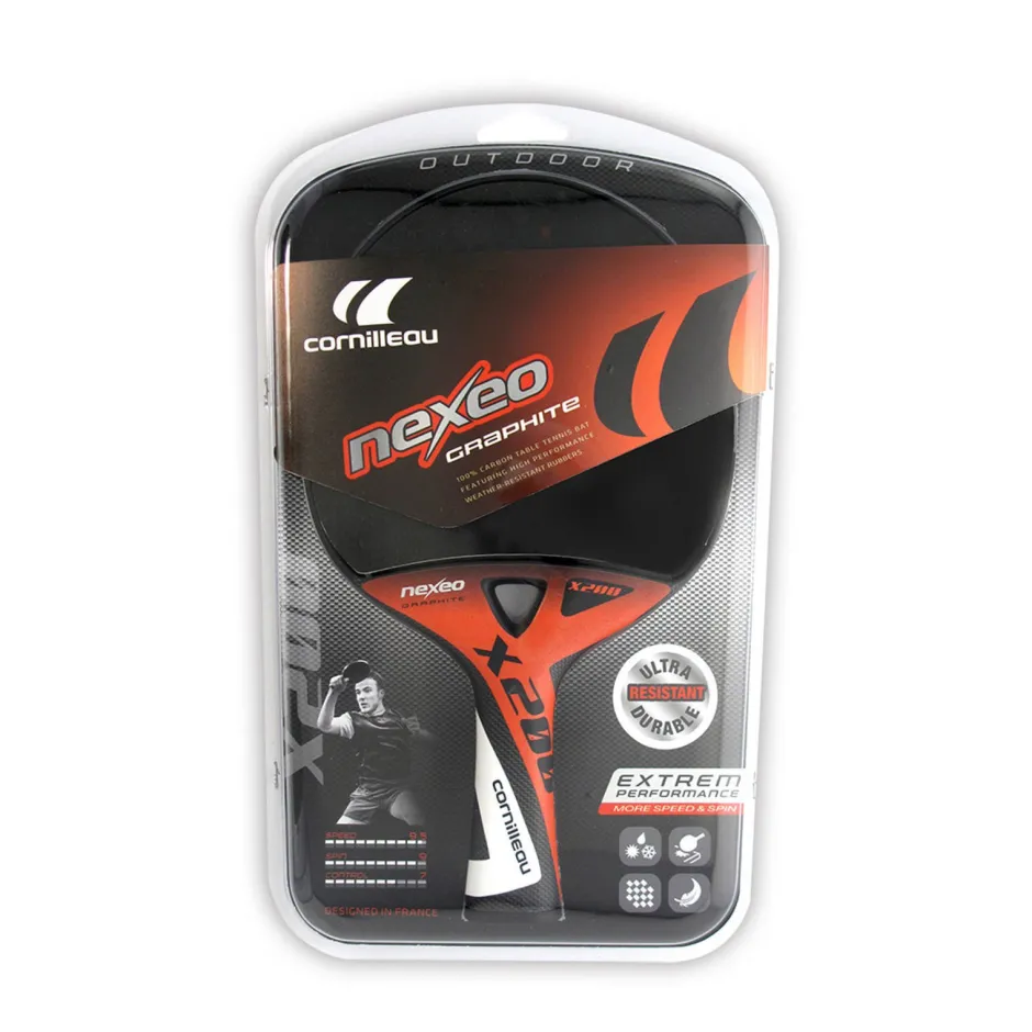 Cornilleau Nexeo X200 Graphite Tafeltennisbat^ Speltafels
