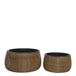 Decoris Bloempot Jolie Set Van 2 (O48, 36 Cm)^ Bloempotten