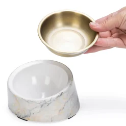 Designed by Lotte Kattenvoerbak Vita 160 Ml Beige Sale