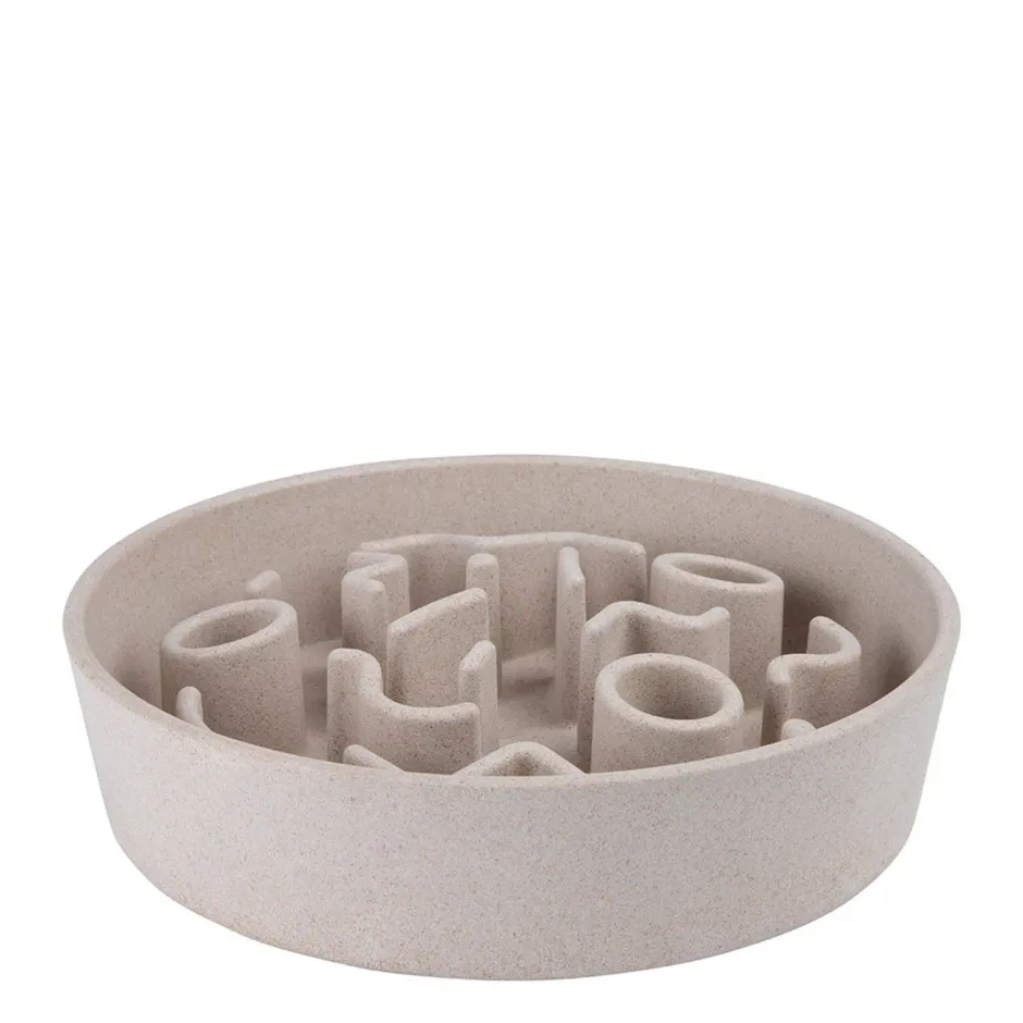 District 70 Hondenvoerbak Bamboo Dog Slow Feeder - O 21 Cm - Merengue Outlet