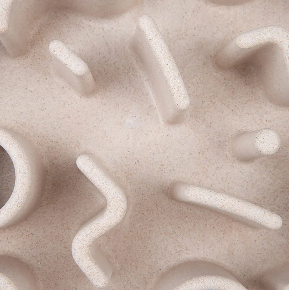 District 70 Hondenvoerbak Bamboo Dog Slow Feeder - O 21 Cm - Merengue Outlet