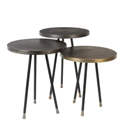 Dutchbone Bijzettafel Alim (Set Van 3) New