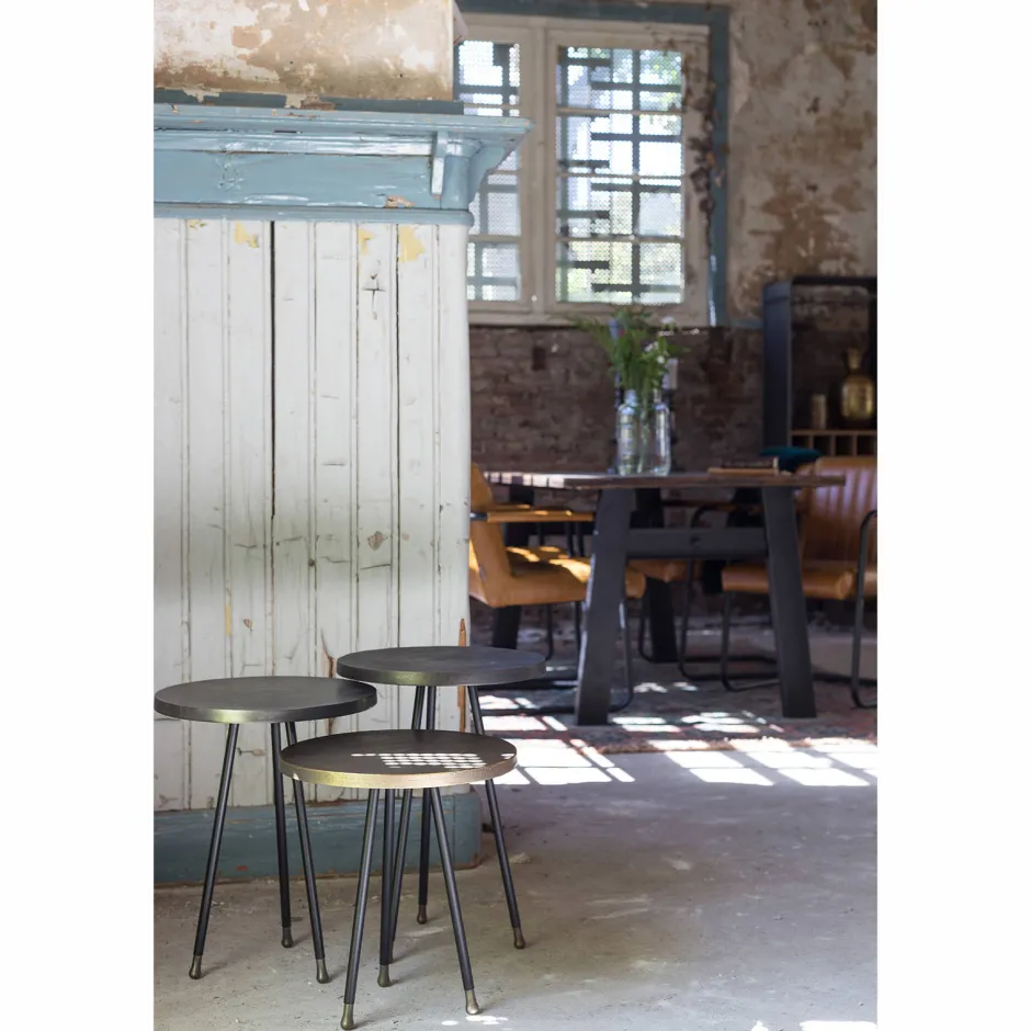 Dutchbone Bijzettafel Alim (Set Van 3) New