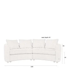 Dutchbone 3-Zitsbank Fernon New