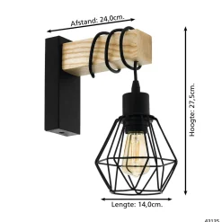 EGLO Wandlamp Townshend 5 Clearance