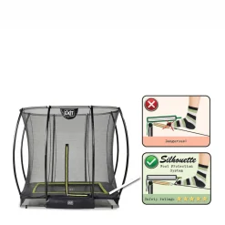 EXIT Silhouette Ground Trampoline 214X153 Cm^ Trampolines