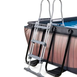 EXIT Zwembad Wood Met Overkapping (540X250 Cm)^ Zwembaden