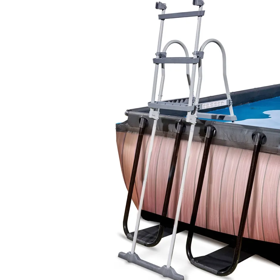 EXIT Zwembad Wood Met Overkapping (540X250 Cm)^ Zwembaden