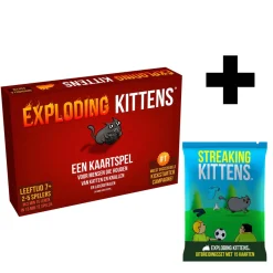 Exploding Kittens Nl + Gratis Streaking Kittens Nl^ Houten Speelgoed