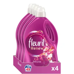 Fleuril Renew Liquid Bloesem - Vloeibaar Wasmiddel - Voordeelverpakking - 4 X 49 Wasbeurten - 196 Wasbeurten Sale