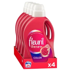 Fleuril Renew Liquid Color Vloeibaar Wasmiddel - 4 X 24 Wasbeurten - Voordeelverpakking - 24 Wasbeurten Online