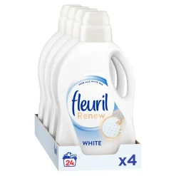 Fleuril Renew Liquid White Vloeibaar Wasmiddel - 4 X 24 Wasbeurten - Voordeelverpakking - 24 Wasbeurten Online