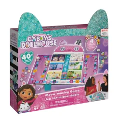 Gabby's Dollhouse Gabby'S Poppenhuis Gabby'S Bordspel Met 4 Kattenoren-Haarbanden^ Bordspellen