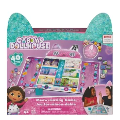 Gabby's Dollhouse Gabby'S Poppenhuis Gabby'S Bordspel Met 4 Kattenoren-Haarbanden^ Bordspellen