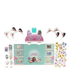 Gabby's Dollhouse Gabby'S Poppenhuis Gabby'S Bordspel Met 4 Kattenoren-Haarbanden^ Bordspellen