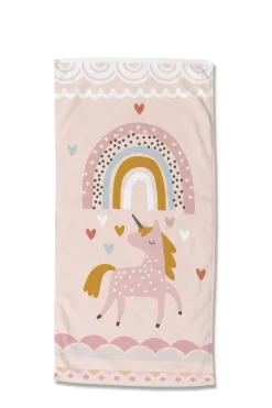 Good Morning Kinderstrandlaken (150X75 Cm) Roze Best