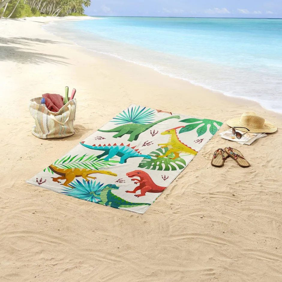 Good Morning Kinderstrandlaken (150X75 Cm) Multi Best