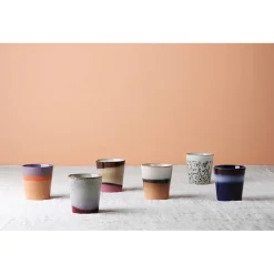 HKliving Koffiekopje 70'S (O7,5) (180 Ml) (Set Van 6) Sale
