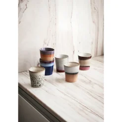 HKliving Koffiekopje 70'S (O7,5) (180 Ml) (Set Van 6) Sale