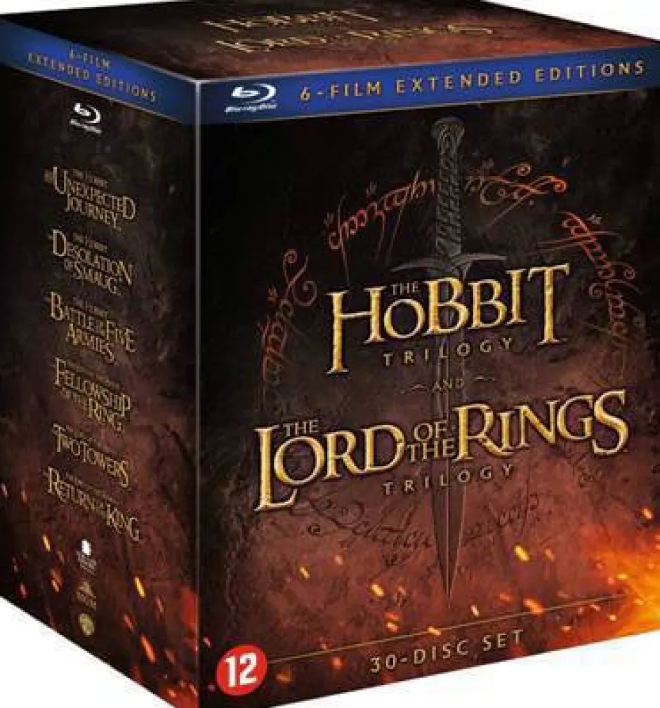 wehkamp Hobbit & Lord Of The Rings Trilogy (Blu-Ray)^ Films & Series