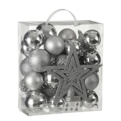 House of Seasons Kerstbal Onbreekbaar (Set Van 40) (O8 Cm) Online