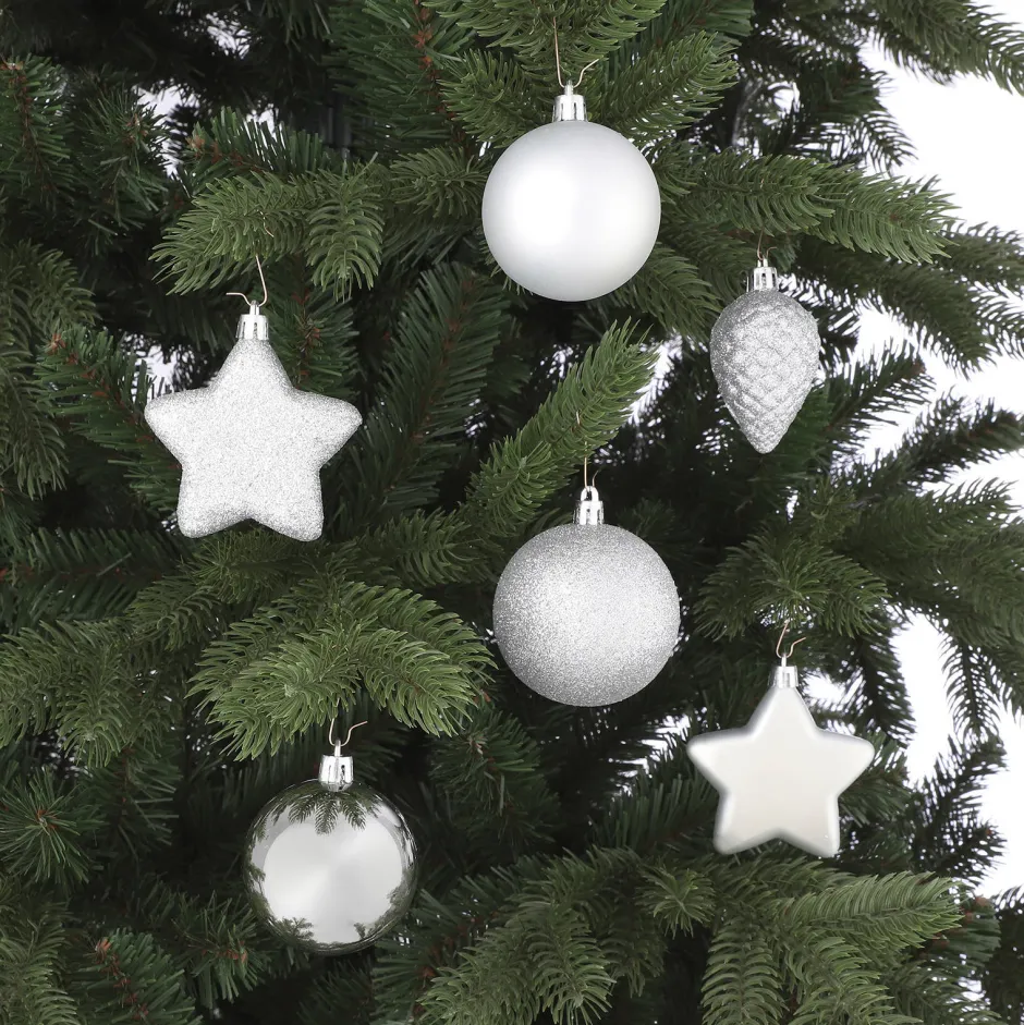 House of Seasons Kerstbal Onbreekbaar (Set Van 40) (O8 Cm) Online