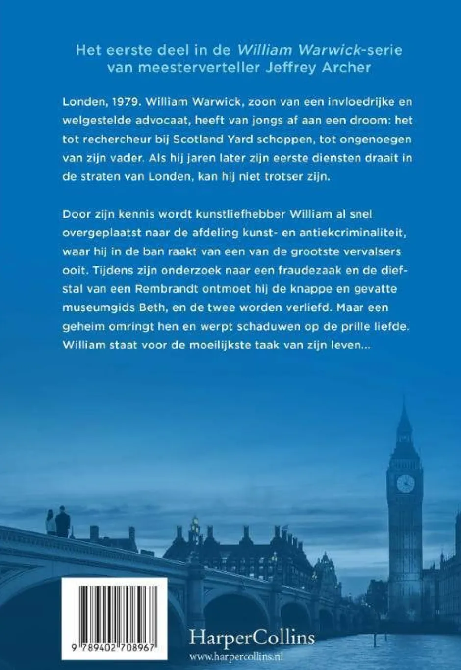 wehkamp Jeffrey Archer William Warwick: Wie Niet Waagt^ Thrillers