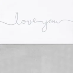 Jollein Baby Ledikantlaken 120X150Cm Love You Grey Hot