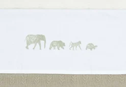 Jollein Baby Wieglaken 75X100Cm Animals - Olive Green Sale
