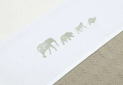 Jollein Baby Wieglaken 75X100Cm Animals - Olive Green Sale