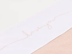 Jollein Baby Wieglaken 75X100Cm Love You Pale Pink Online