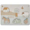 Jollein Houten Puzzel 28X10X2Cm Farm Houten Legpuzzel 6 Stukjes^ Puzzels