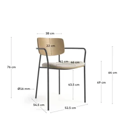 Kave Home Eetkamerstoel Maureen (Set Van 2) Hot