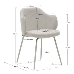 Kave Home Eetkamerstoel (Set Van 2) Suanna Online