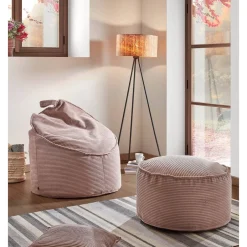 Kave Home Poef Wilma Hot