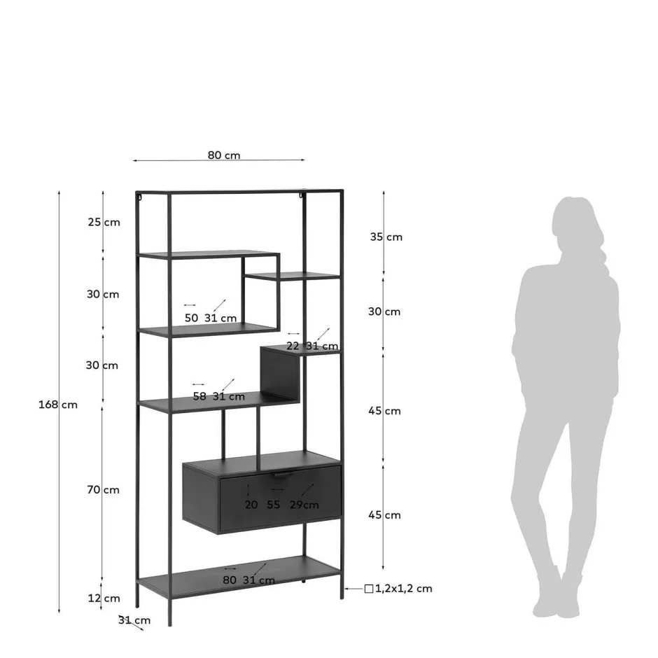 Kave Home Wandkast Shantay Outlet