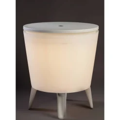 Keter Bijzettafel Illuminated Coolbar (Verlicht O50/57 Cm)^ Tuintafels