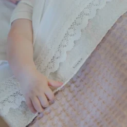 Koeka Crochet Baby Wieglaken 80X100 Cm Milky Discount