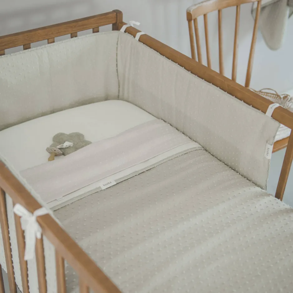 Koeka Napa Baby Ledikantlaken 110X140 Cm Offwhite New