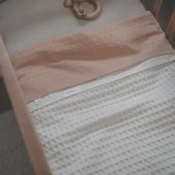 Koeka Napa Baby Wieglaken 80X100 Cm Perzik Roze Hot