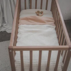 Koeka Napa Baby Wieglaken 80X100 Cm Perzik Roze Hot