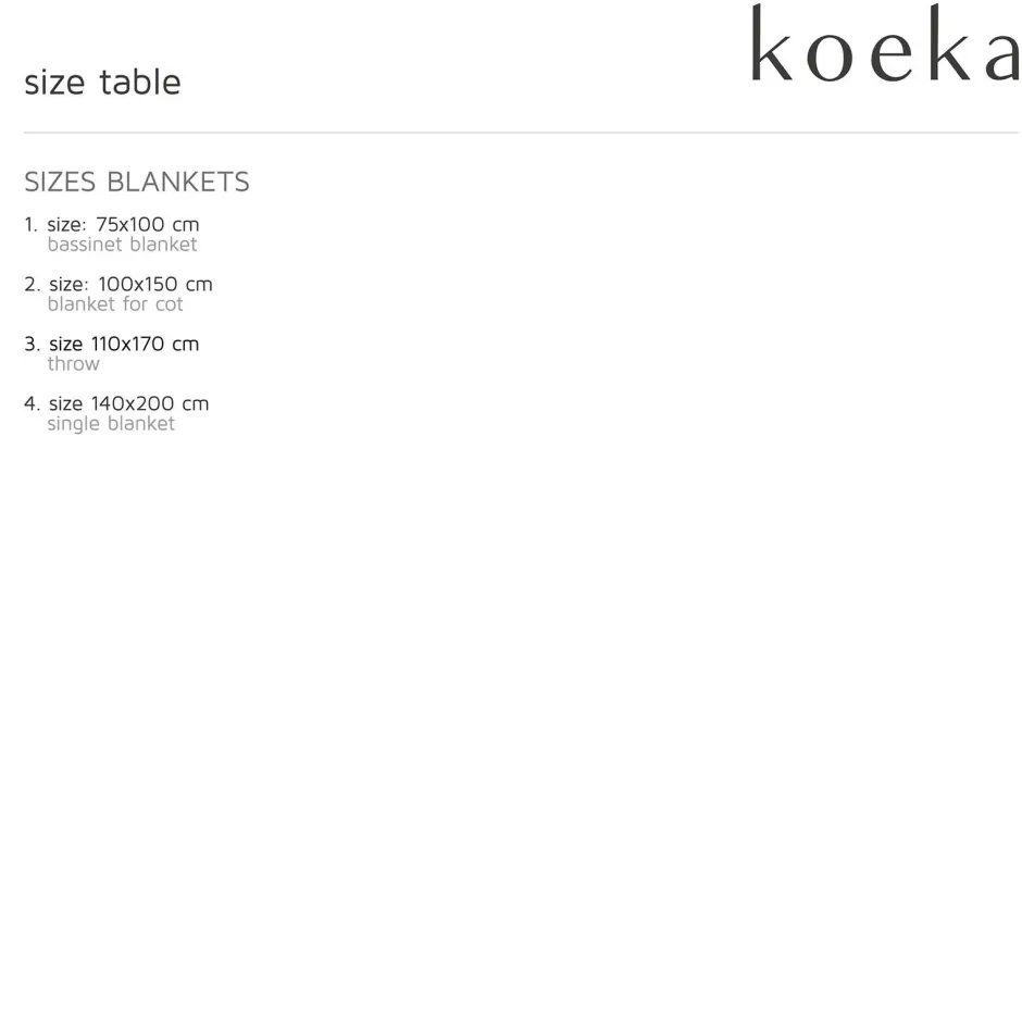 Koeka Oddi Plaid Soft Earth (200X140 Cm) Outlet