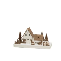 Konstsmide Silhouet Huis En Reedieren (Op Batterij Met Timer) (14X28 Cm) (6 Led) Sale