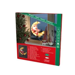 Konstsmide Venstersilhouet Kerstman (39X36 Cm) (20 Led) Sale